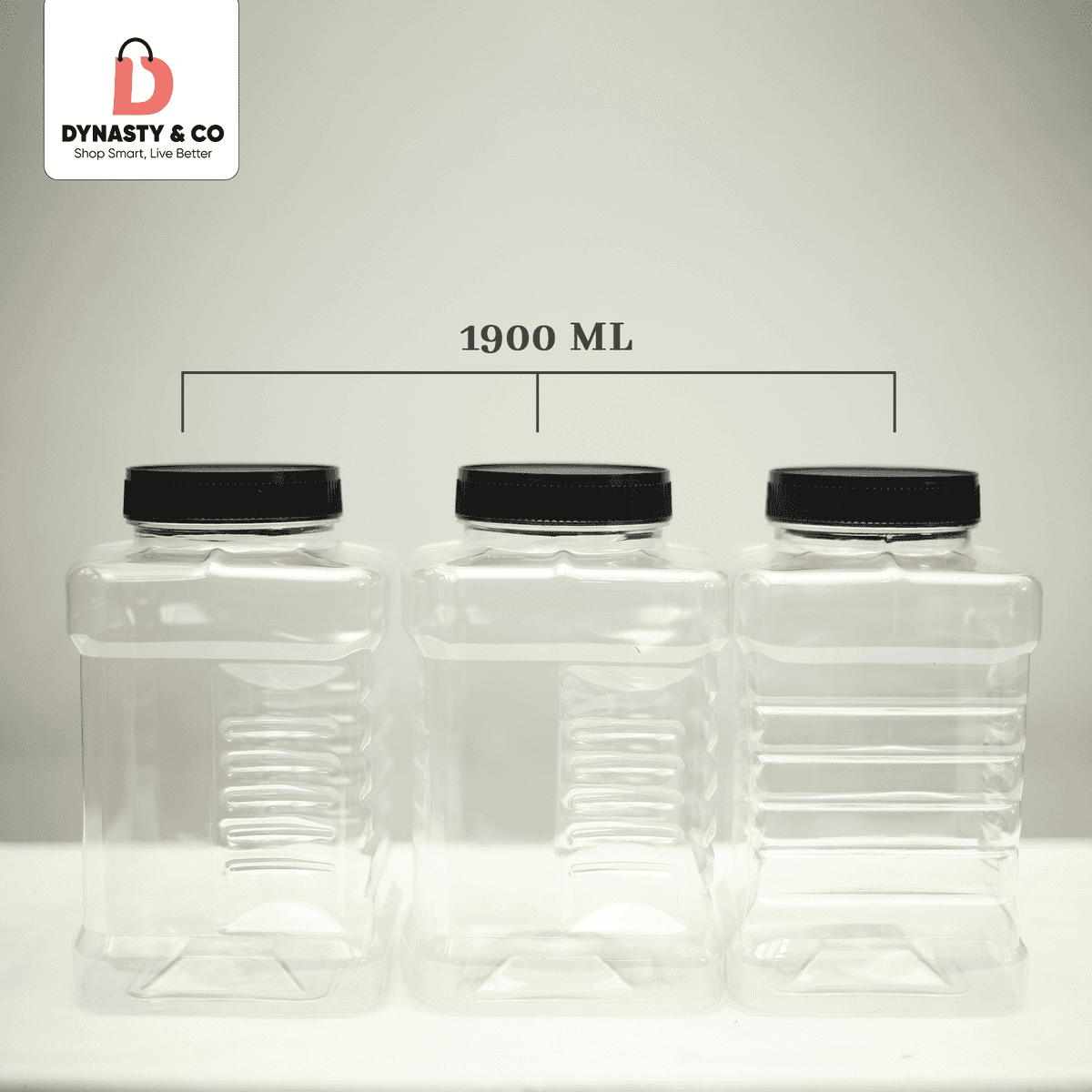 Bulk Storage Jars – 1900ML & 1000ML for Oils & Dry Goods thumbnail 1