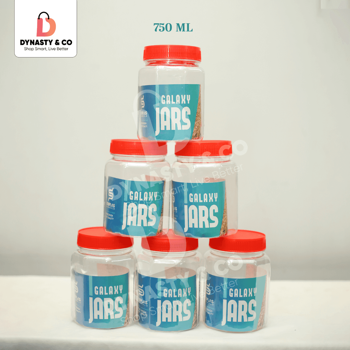 Premium Octagon Jars – 450ML & 750ML with Color Lids thumbnail 8