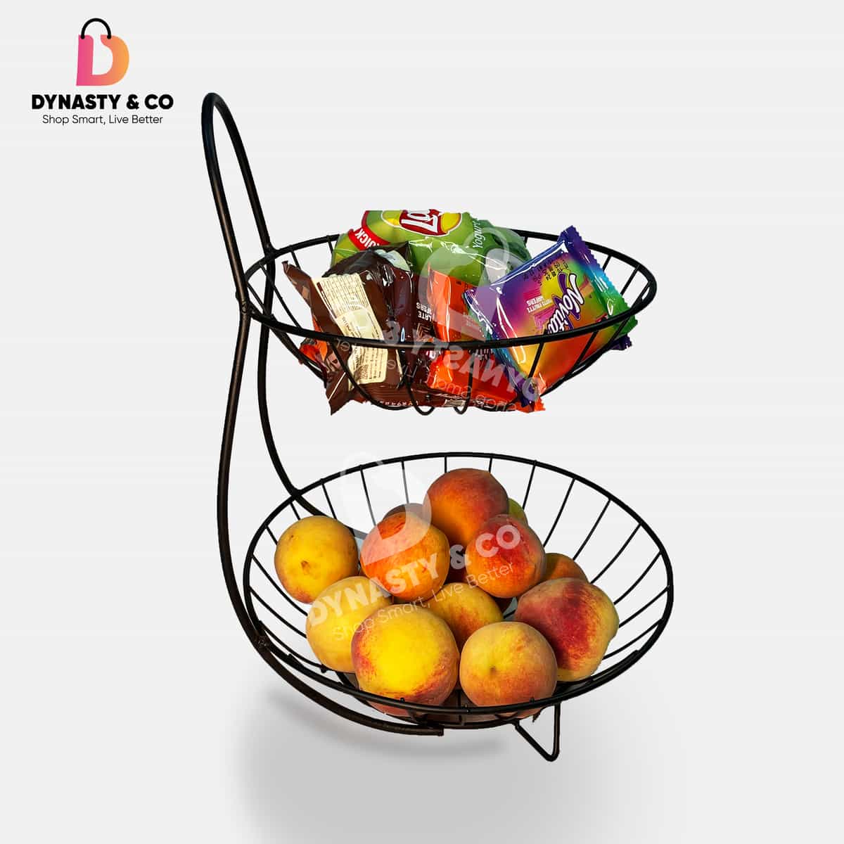 3 Tier Iron Fruit & Vegetable Basket thumbnail 3