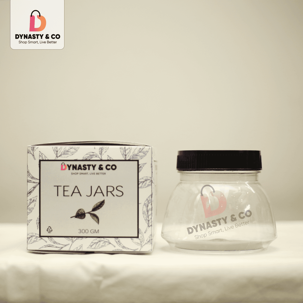 Premium PET Tea Jars – 1150ML, 700ML, 500ML (81MM Neck) thumbnail 2