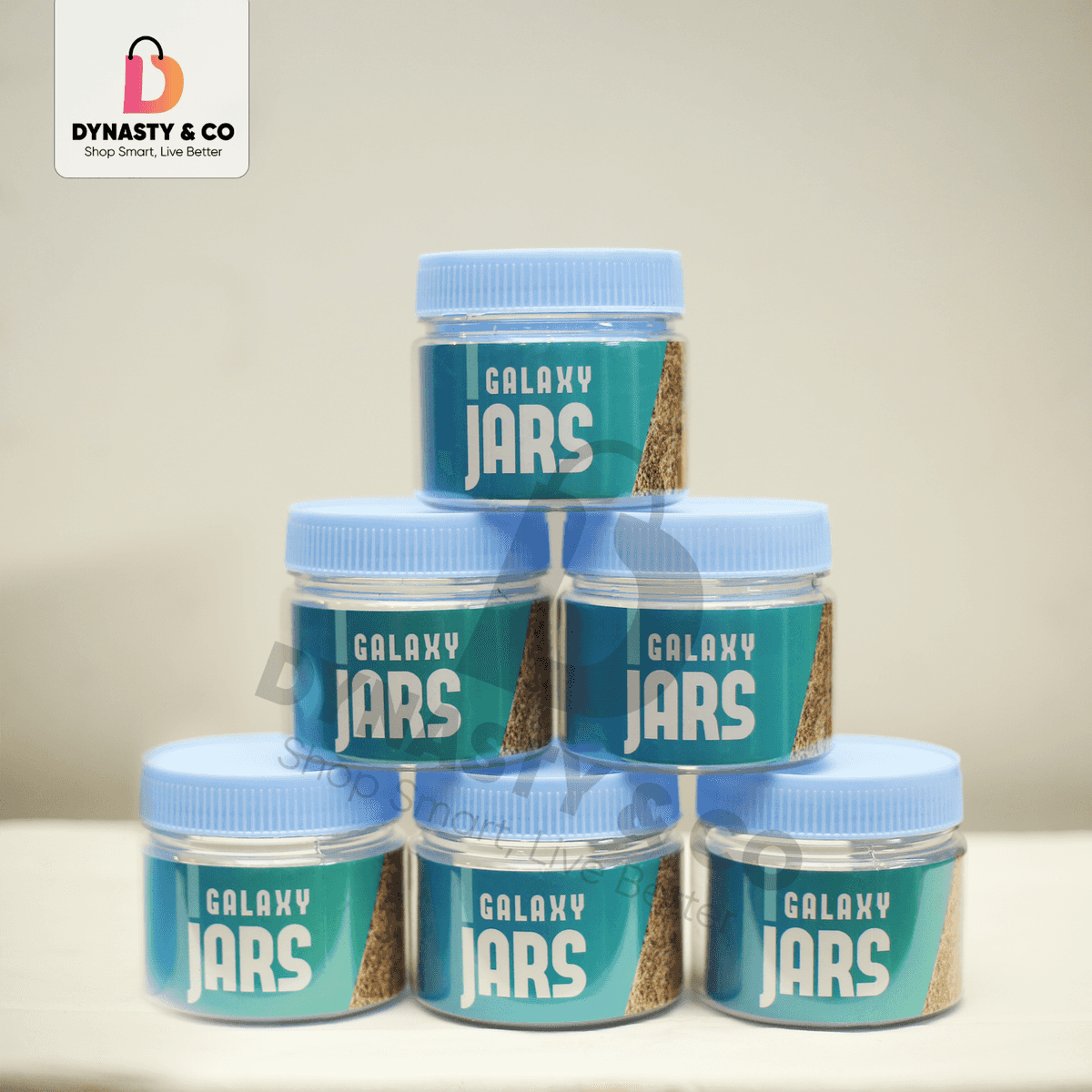 250GM Food-Grade Storage Jars | Multi-Color | Pack of 6 | 12 thumbnail 5